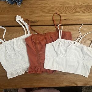 Abercrombie & Fitch Crop Top Bundle. Size M